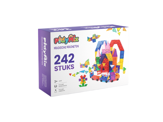 PlayMix Creative Architect – 242-delige magnetische tegelset