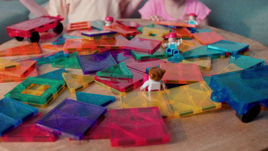 PlayMix Creative Explorer – 122-delige magnetische tegelset