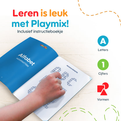 PlayMix Creative Explorer – 122-delige magnetische tegelset