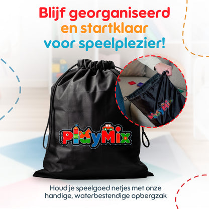 PlayMix Creative Explorer – 122-delige magnetische tegelset